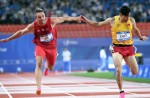 天公作美，雨過天晴，大運會田徑第二日，陳冠鋒男子百米摘銅